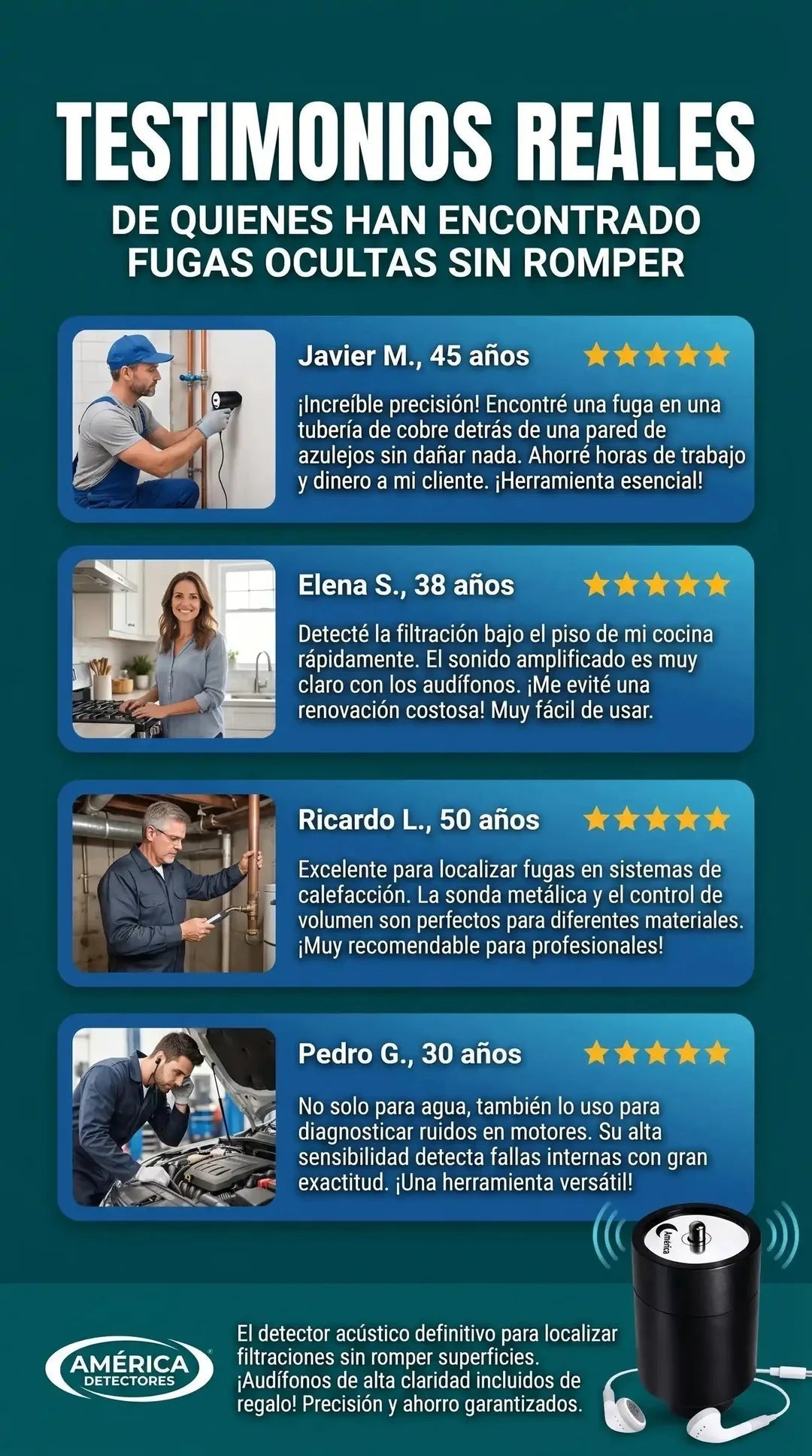Detector de Fugas de Agua por Sonido — Encuentra la Fuga Sin Romper Nada 💧